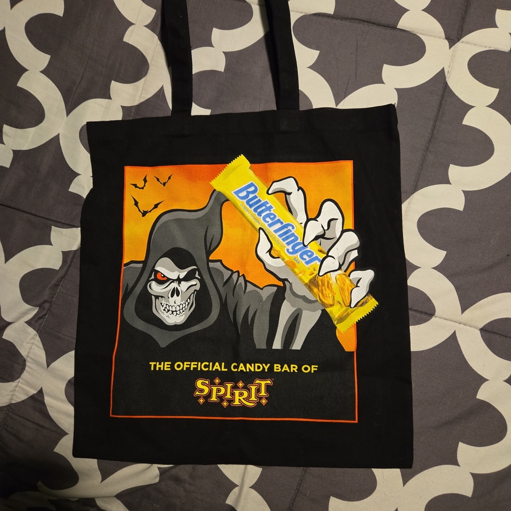 Spirit Black Tote Bag
